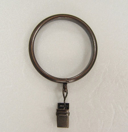 43mm Inner Diameter Metal Curtain Clip Ring - 43mm_inner_diameter_metal_curtain_ring_with_clip